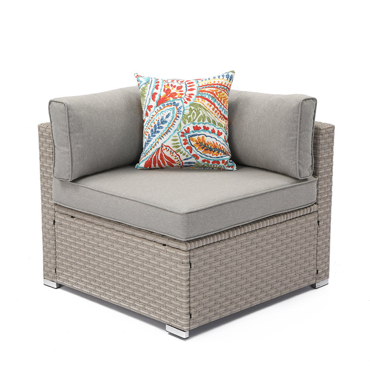 Thick cushion outdoor sectional sales